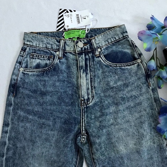 Free People Sandrine Rose NWT Medium Wash Distressed Jeans Women 25 - Picture 3 of 10